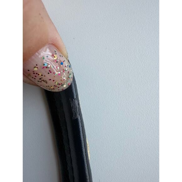 Charlie Lapson Large Snake Embossed Brown Shoulder Bag - Picture 9 of 9